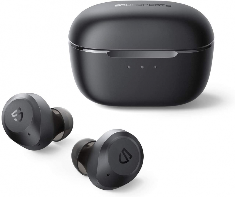Tai Nghe Bluetooth Soundpeats T2 có núm cao su tùy chỉnh và giúp giữ chặt tai nghe trên tai kể cả khi vận động mạnh