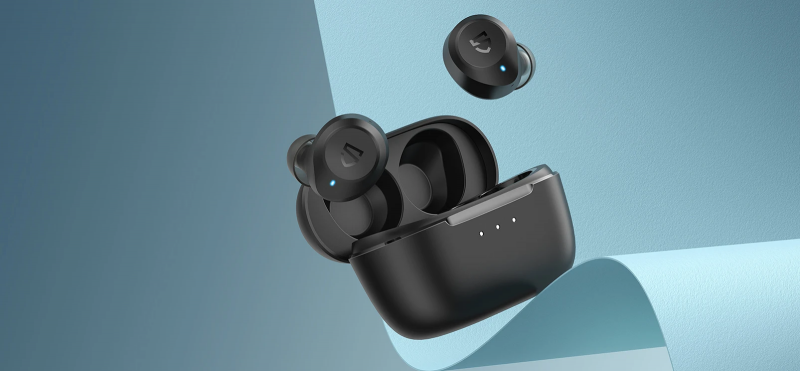Tai Nghe Bluetooth Soundpeats T2 hỗ trợ các đèn led thông báo thông minh trên cả tai nghe lẫn hộp đựng