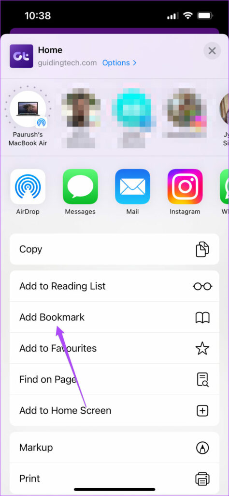 Thêm thư mục dấu trang trong Safari trên iPhone và iPad