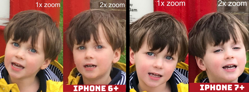 Ống tele trên iPhone 7 Plus hỗ trợ ZOOM 2X nét hơn hẳn bản 6 Plus (Nguồn: Macword)