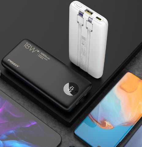 Pin dự phòng Pisen Quick PowerFo QP18 10500mAh (TS-D296) - Nói không với dung lượng ảo