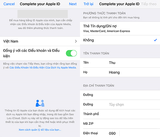 tạo tài khoản App Store, đăng ký App Store, cách đăng nhập App Store