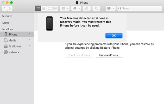 Tiến hành khôi phục iPhone trên iTunes