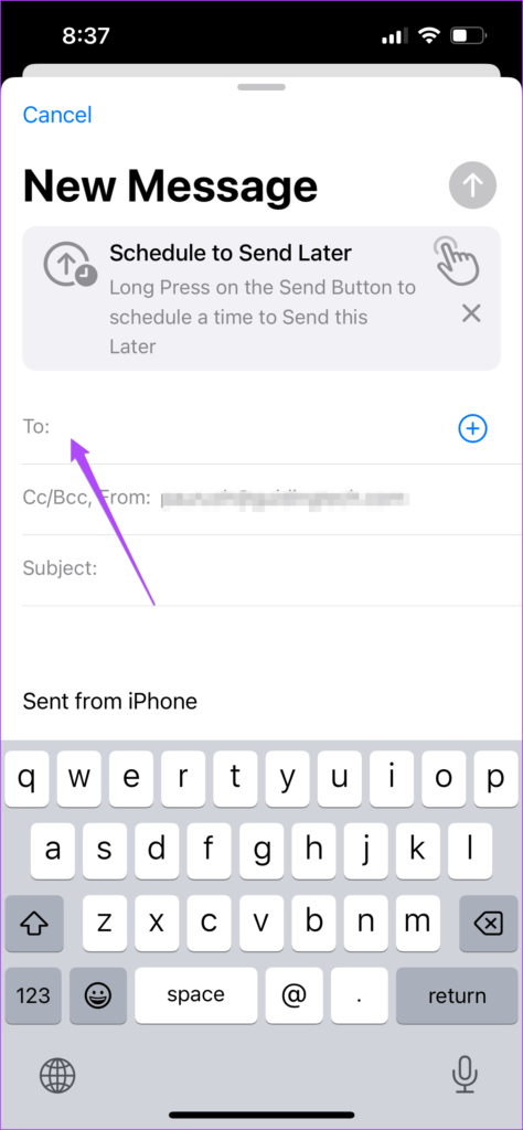 Cách lên lịch gửi email trong ứng dụng Thư trên iPhone