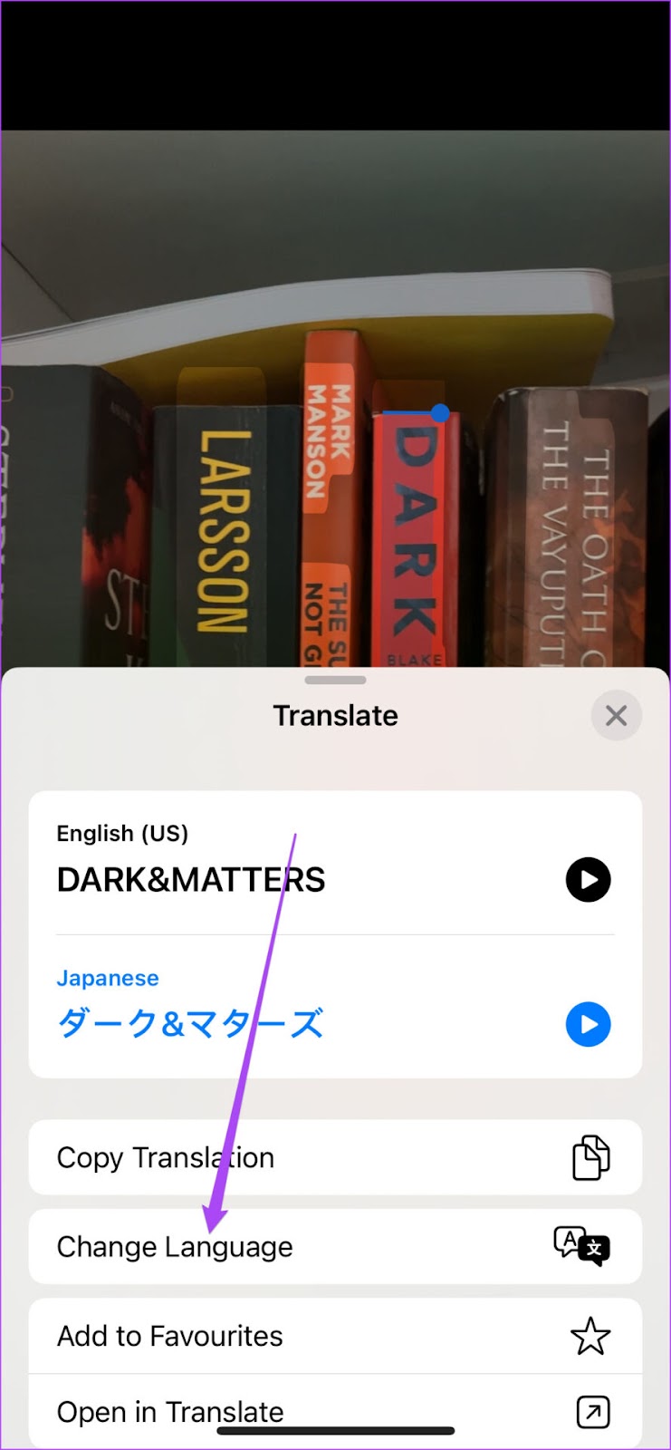 Cách dịch trực tiếp văn bản trong video bằng Live Text