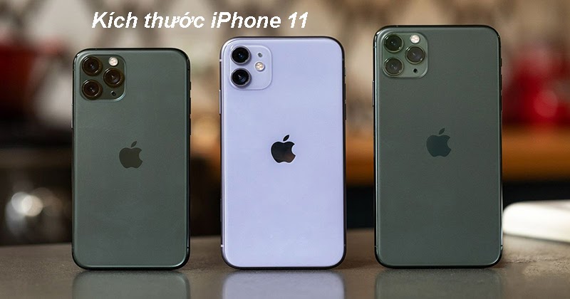 Một, hai, ba - ba kích thước khác nhau của iPhone 11 đang đợi bạn khám phá. Hãy xem hình ảnh liên quan để tìm chiếc điện thoại phù hợp với nhu cầu của bạn.