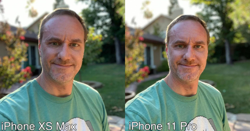 iPhone 11 Pro có thể chụp selfie với góc nhìn rộng hơn iPhone XS Max