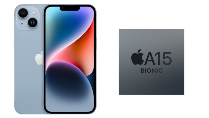 Chip A15 Bionic có trong iPhone 14 và iPhone 14 Plus