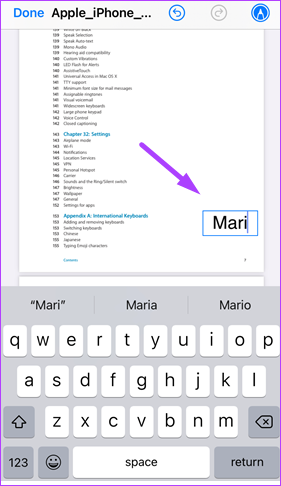 Cách điền tài liệu định dạng PDF bằng ứng dụng Files trên iPhone