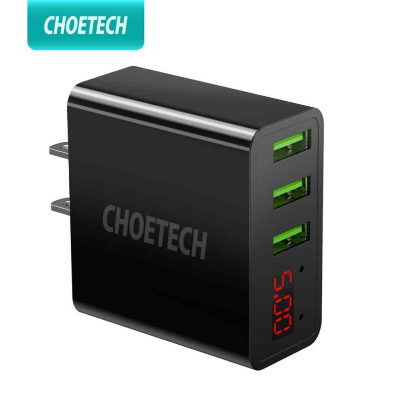 hnammobile - Sạc Choetech 3 Port USB-A (Q5009)  - 2