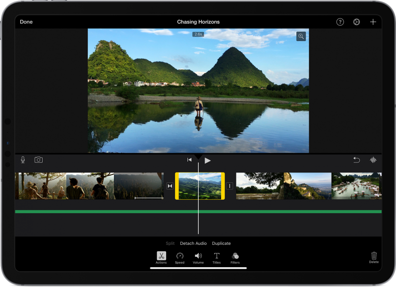 hnammobile - Cách thêm Nhạc nền chủ đề trong iMovie trên iPhone, iPad và Mac - 1