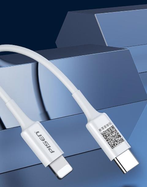 Cáp Pisen USB-C to Lightning Quick 3A 1000mm (CL-PD-1000) - Cáp sạc nhanh tiện lợi đến từ Pisen