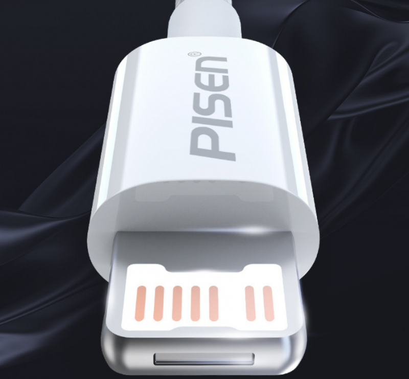 Khả năng hoàn thiện trên cáp Pisen USB-C to Lightning Quick PD 20W 1200mm (ZY-CL-PD01-1200)
