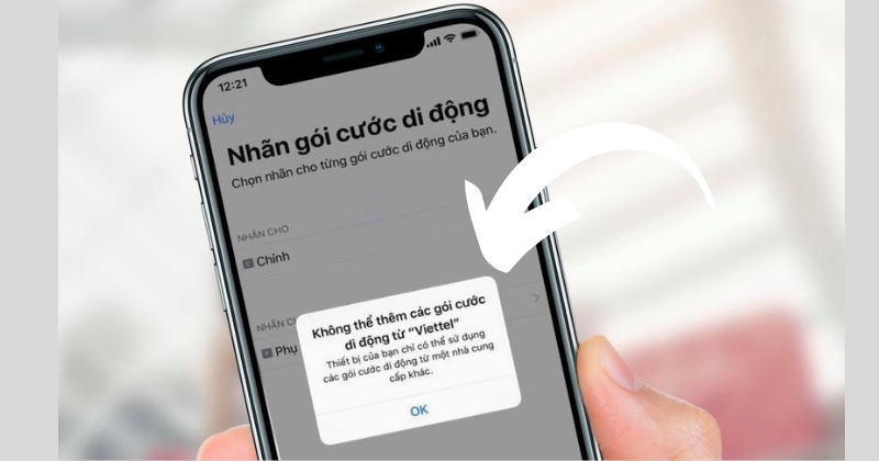 iPhone bản lock không thể kích hoạt eSIM tại Việt Nam