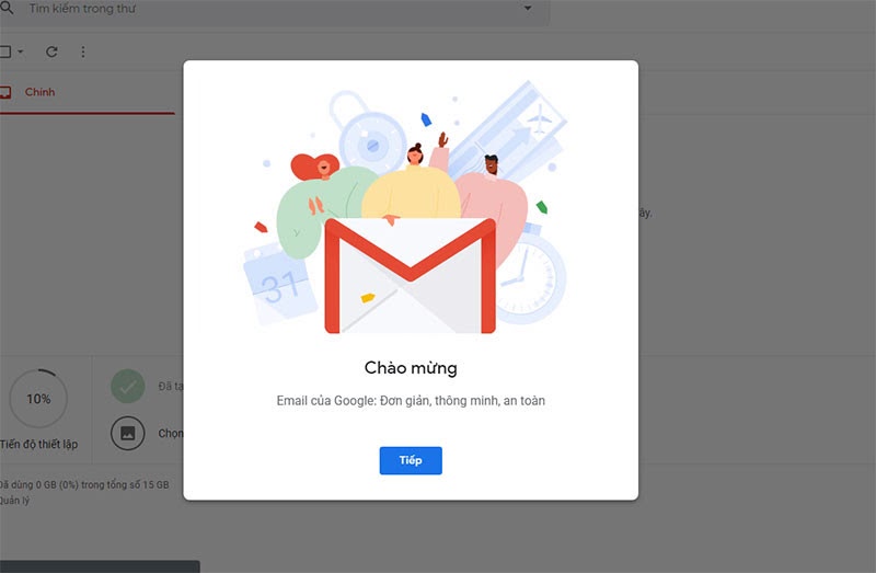 Tạo gmail không cần số điện thoại