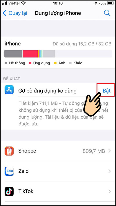 Hướng dẫn giải phóng dung lượng ảo iPhone mới và hiệu quả nhất -  Fptshop.com.vn
