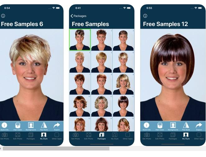 App Hairstyle Try On - Hair Salon