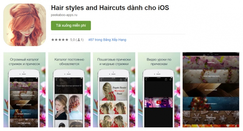 App Hair Styles and Haircuts