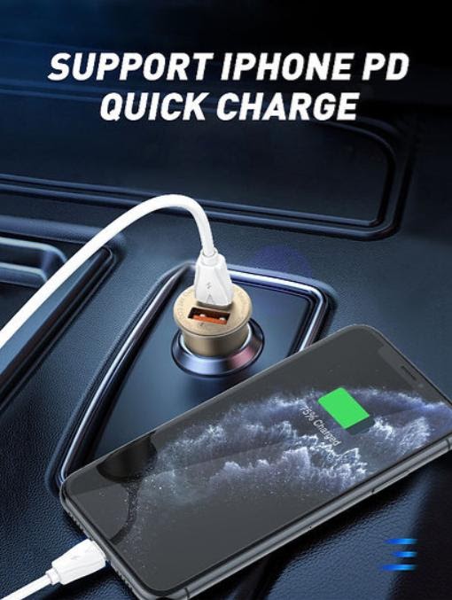 Sạc xe hơi Mazer Drive Supermini Duo PD30W (M-EGDRIVEPD260C)