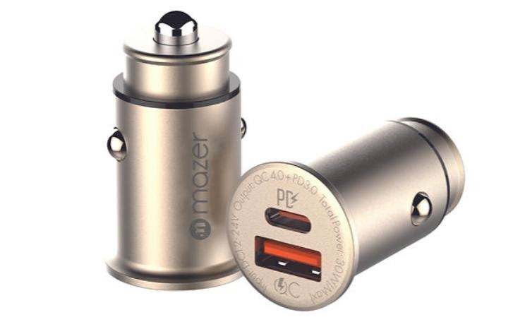 Sạc xe hơi Mazer Drive Supermini Duo PD30W (M-EGDRIVEPD260C)