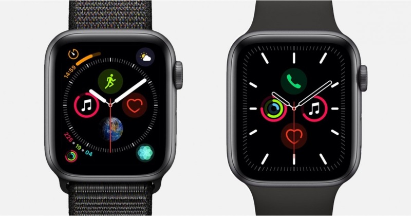 So sánh Apple Watch Series 4 và 5