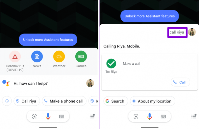 Sử dụng Trợ lý Google để thực hiện cuộc gọi điện thoại