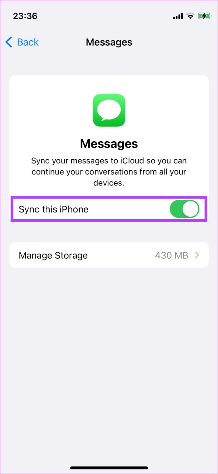 Cách đồng bộ hóa cuộc trò chuyện iMessage với iCloud