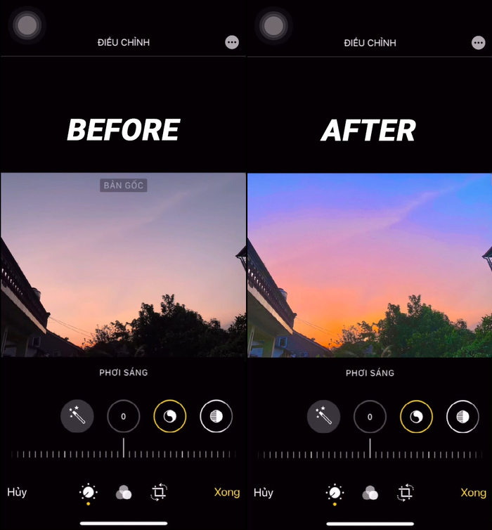 Cách chỉnh ảnh hoàng hôn iphone bằng ứng dụng đơn giản và miễn phí