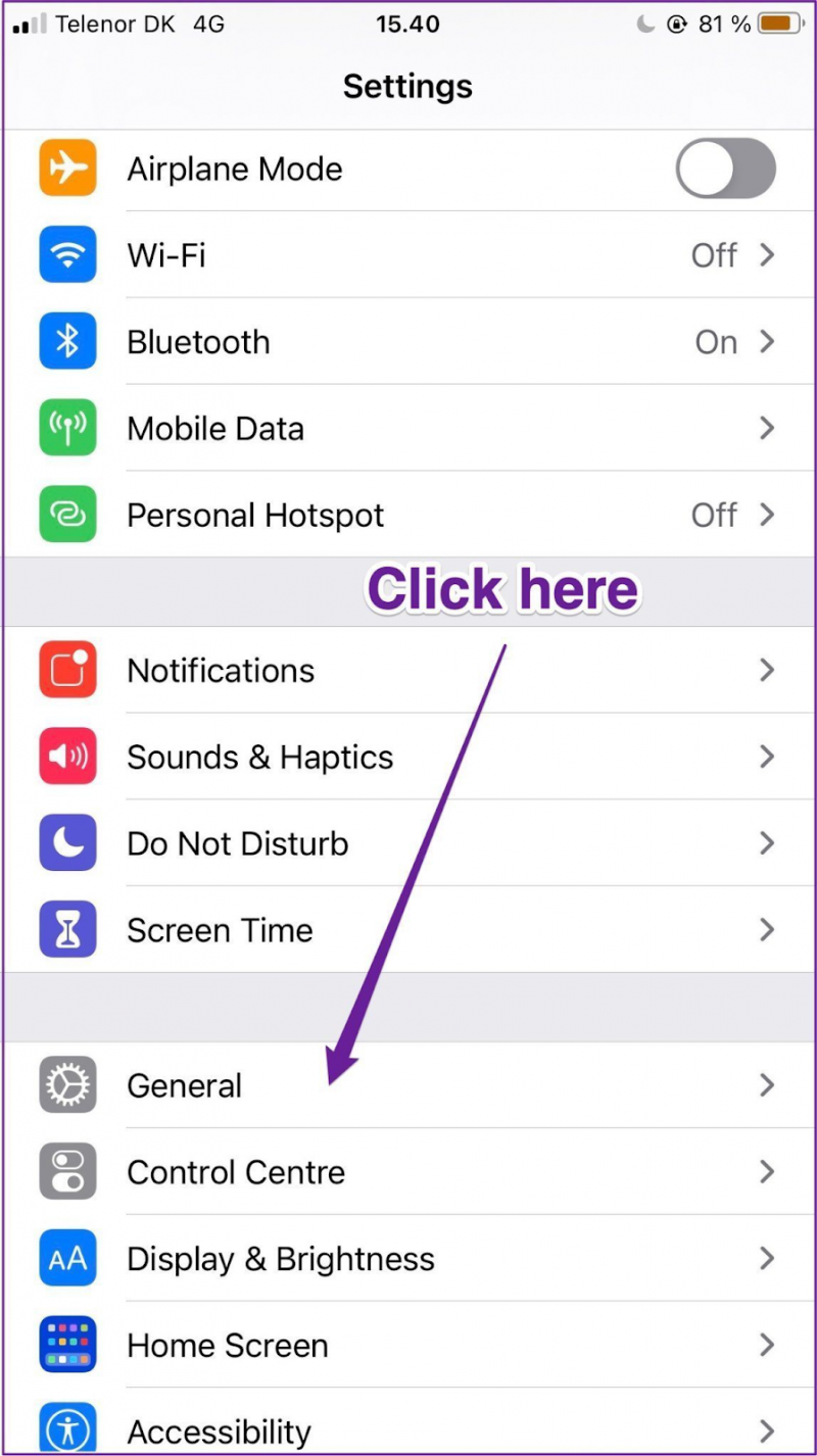 Thay đổi ngôn ngữ mặc định trong phần cài đặt của iPhone