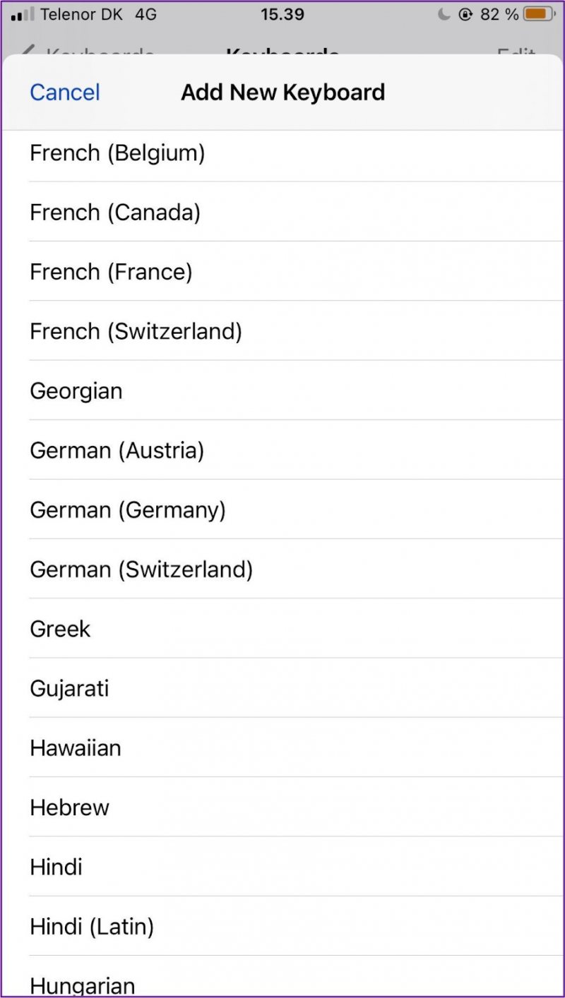 Cách thêm ngôn ngữ mới trên bàn phím iPhone