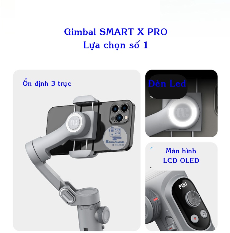 hnammobile - Gimbal cho điện thoại chính hãng Smart X Pro - 1