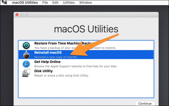 Khắc phục lỗi khởi động Mac với Recovery Mode có sẵn