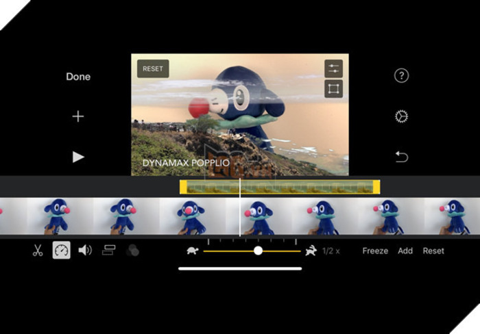 iMovie hỗ trợ chỉnh sửa video cho sản phẩm Apple