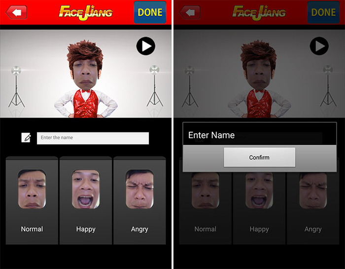 App ghép mặt vào video FaceJiang với hình ảnh vui nhộn