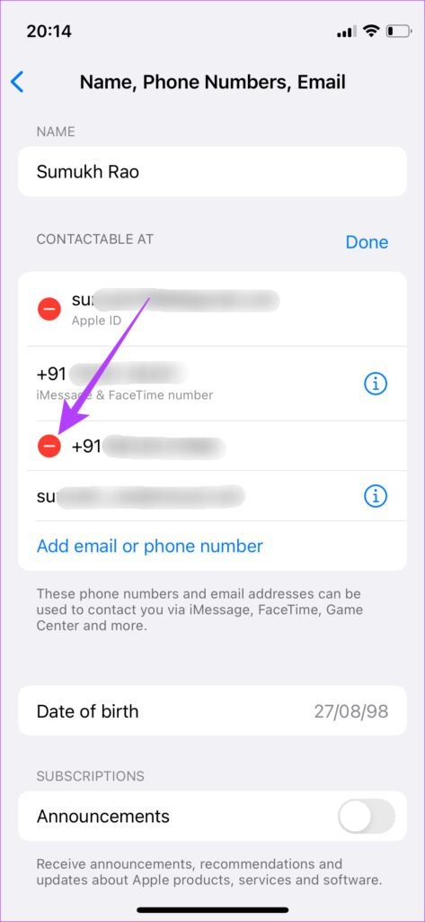 hnammobile - Cách thay đổi số điện thoại được liên kết với Apple ID - 3