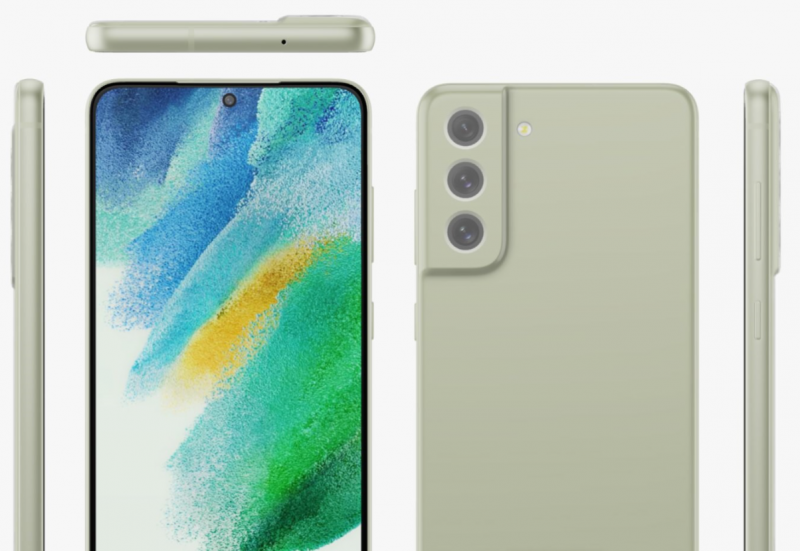 hnammobile - Hình ảnh render 3D của Samsung Galaxy S21 FE tiết lộ chi tiết thiết kế từ mọi góc độ - 3