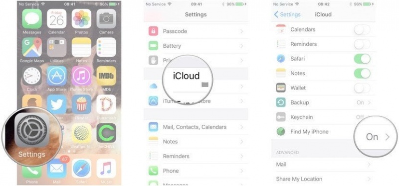 check iCloud