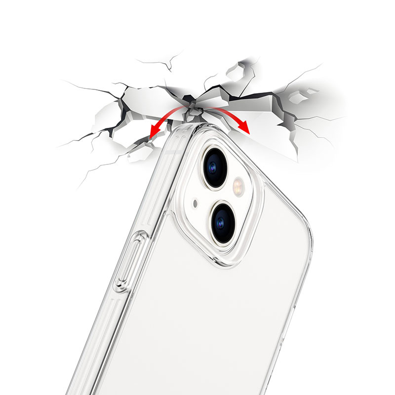 Minh họa việc Ốp Lưng ESR Ice Shield iPhone 13 ngăn chặn một tình huống bất trắc khi người dùng làm rớt điện thoại
