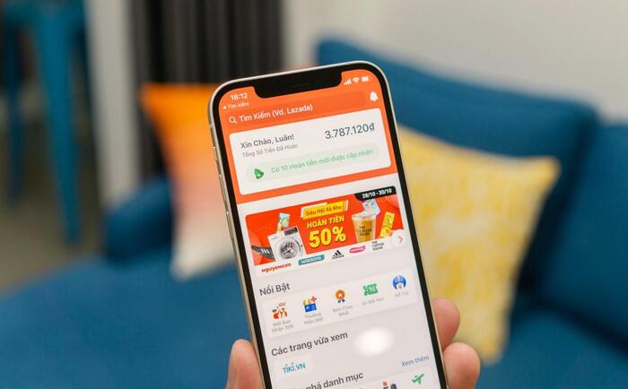 App kiếm tiền online ShopBack