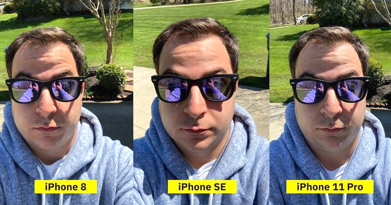 Chất lượng Selfie trên iPhone 8 hoàn toàn không thua kém iPhone 11 Pro