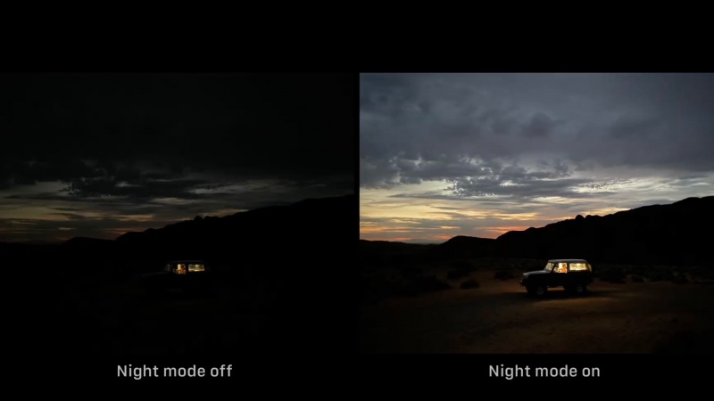 chế độ night mode của camera iphone 11