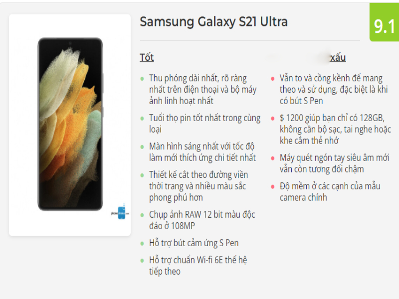 Samsung Galaxy S21, S21 + và S21 Ultra