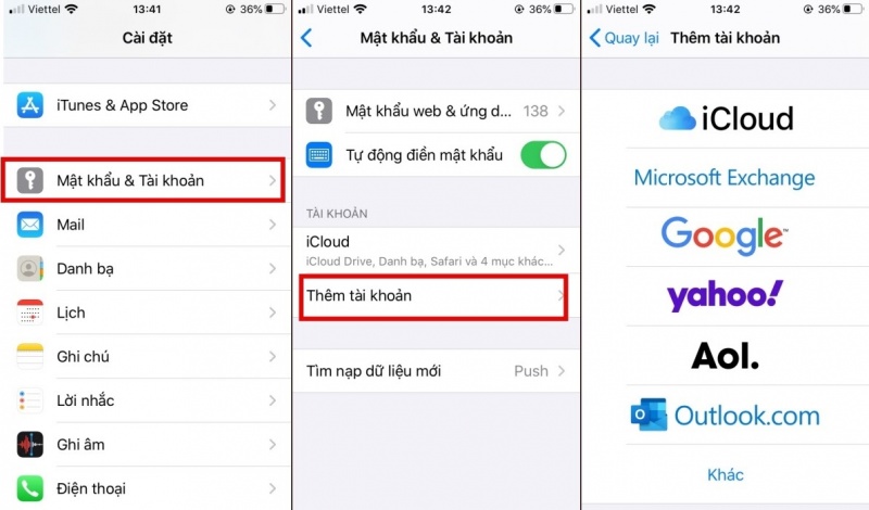 Hướng Dẫn Cài Đặt Tài Khoản Email Và Gửi Email Trên Iphone