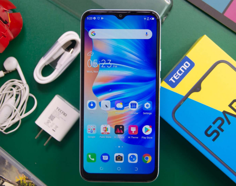 Màn hình chất lượng trên điện thoại Tecno Spark 6 Go