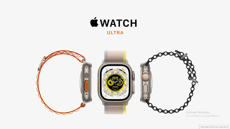 0H25 - Apple Watch Ultra trình làng siêu ấn tượng