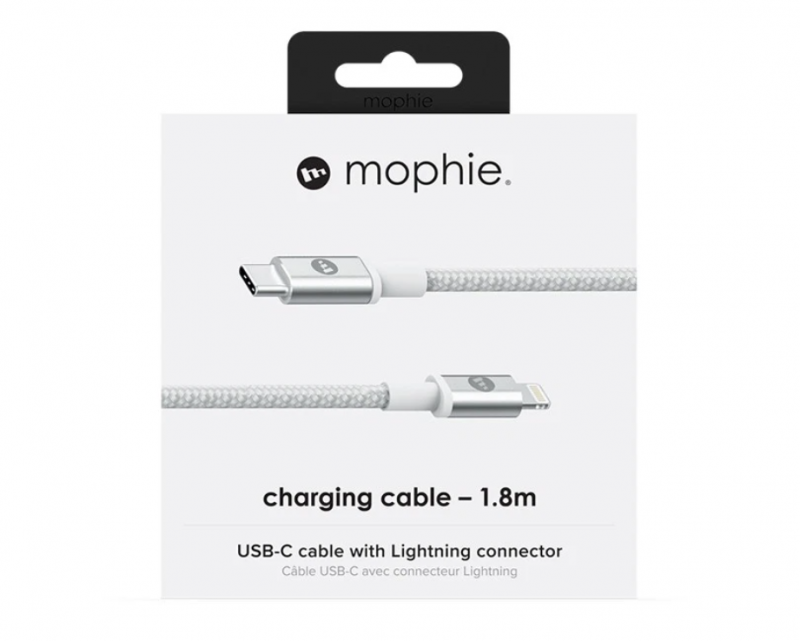 Khả năng tương thích tuyệt đối trên cáp Mophie USB-C To Lightning 1.8M