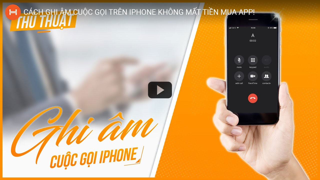 thủ thuật ghi âm cuộc gọi iphone