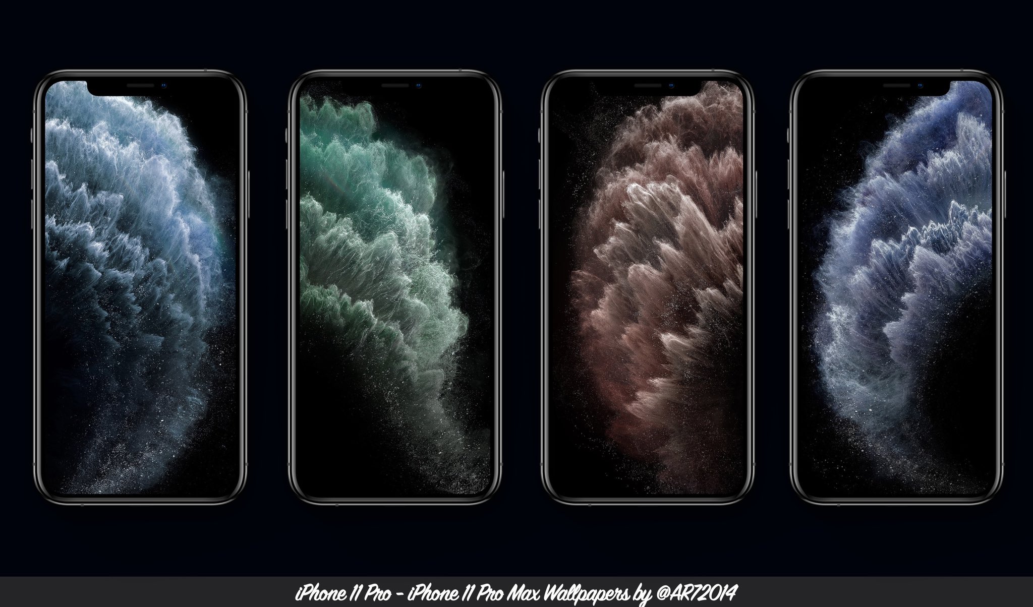 Bộ ảnh nền dark mode đẹp cho iPhone 11 và iOS 13