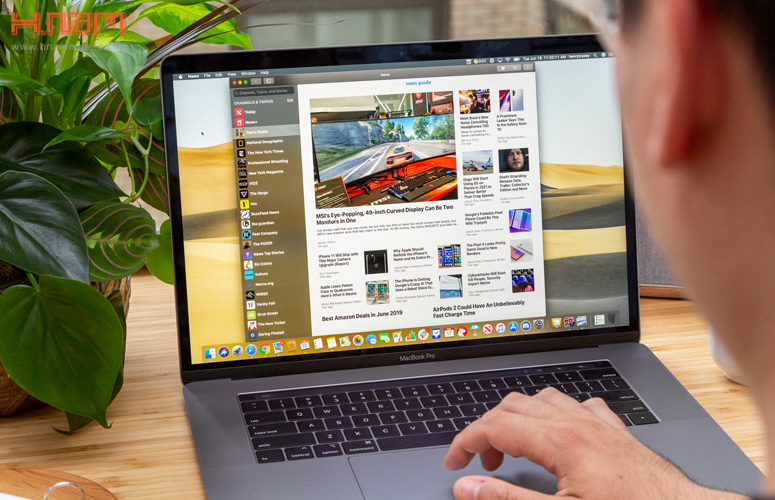 Kết quả hình ảnh cho macbook pro 2019 có gì má»i