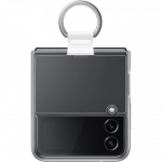 Ốp Lưng Samsung Galaxy Z Flip4 Clear Cover With Ring (KM.EFOF721)